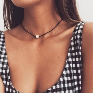 3 for $20 Vintage Pearl Black Choker